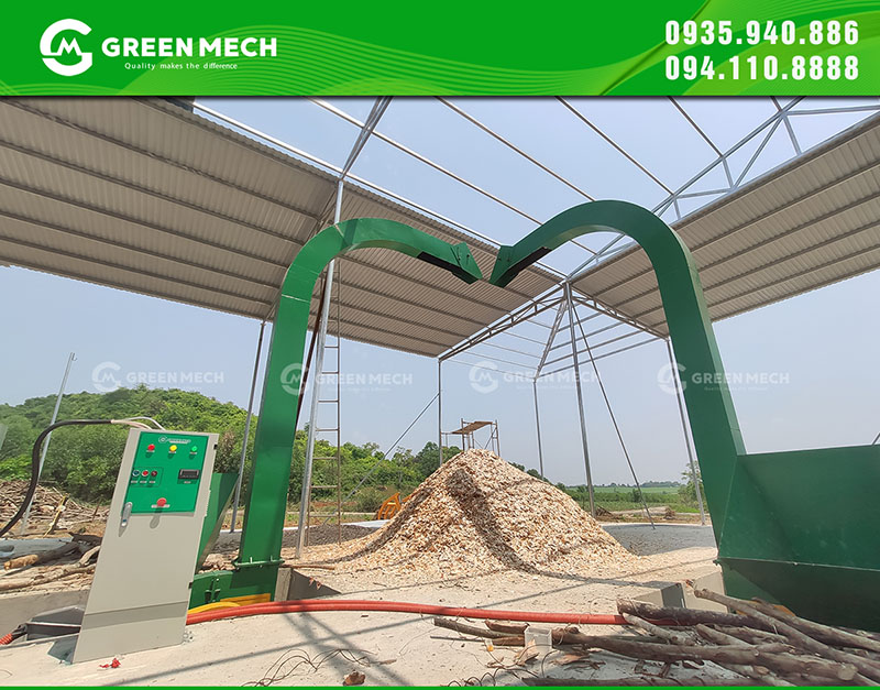 2 máy băm gỗ 5 tấn tại Nghệ An