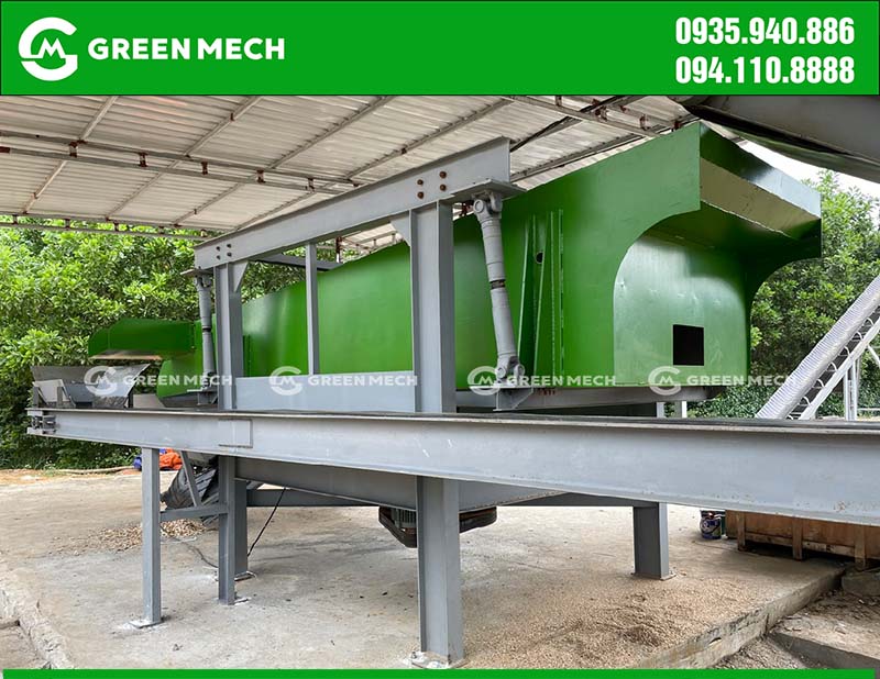 Máy sàng dăm gỗ tại Bắc Giang