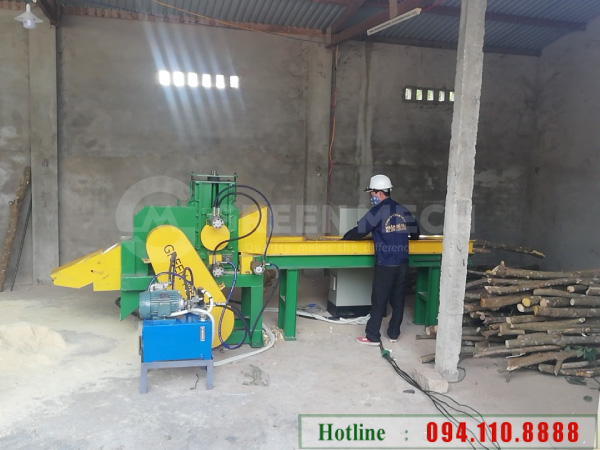Lắp đặt máy nghiền gỗ