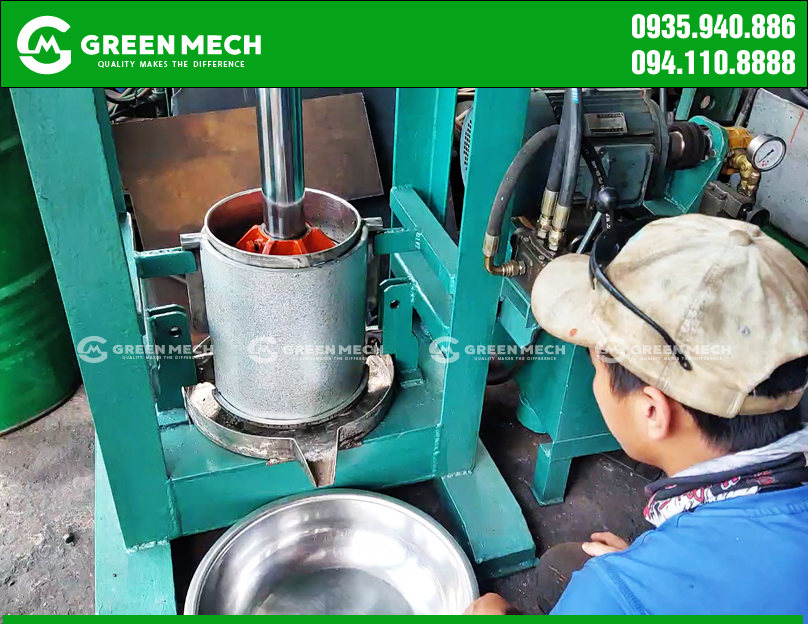 Máy ép dầu thủy lực