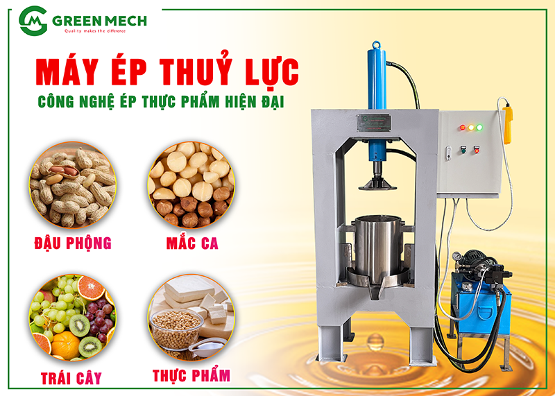 Máy ép thủy lực GREEN MECH chất lượng cao