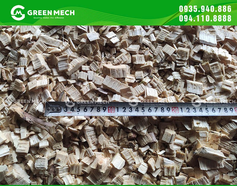 Dăm gỗ ra đều đẹp khi sử dụng máy băm gỗ đa năng