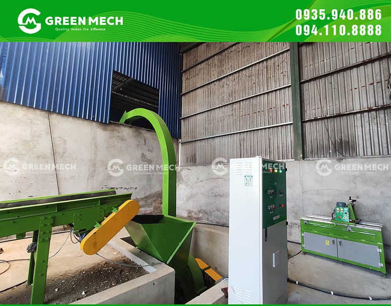 lắp đặt máy băm gỗ 10 tấn đến Tây Ninh
