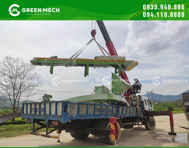 Lắp đặt máy băm gỗ 10 tấn tại Đắk Lắk