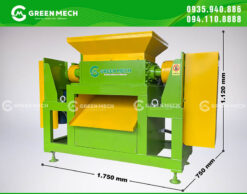 Máy nghiền 2 trục công suất 200kg với nhiều ưu điểm nổi trội
