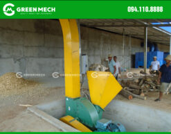 Máy băm gỗ 15 tấn với thân máy chắc chắn