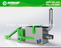Cấu tạo của lò đốt dăm gỗ tự động GREEN MECH