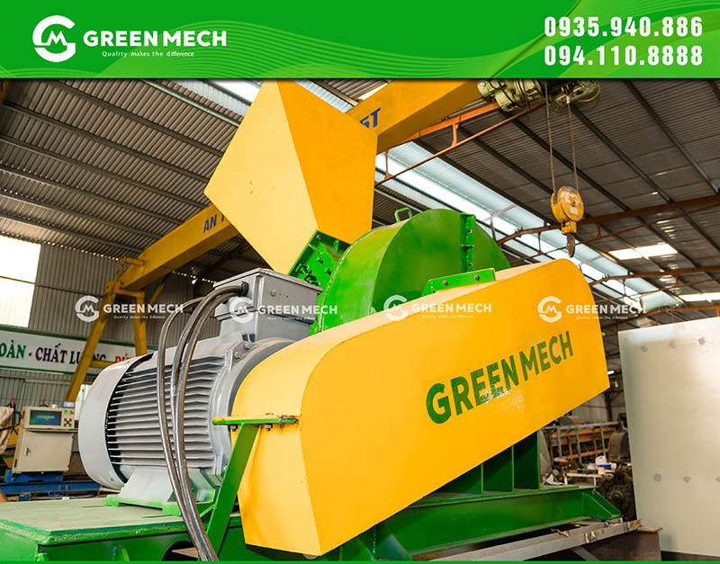 Máy băm gỗ GREEN MECH mang lại hiệu suất cao