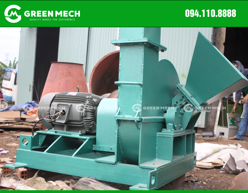 Máy băm gỗ 1 tấn GREEN MECH